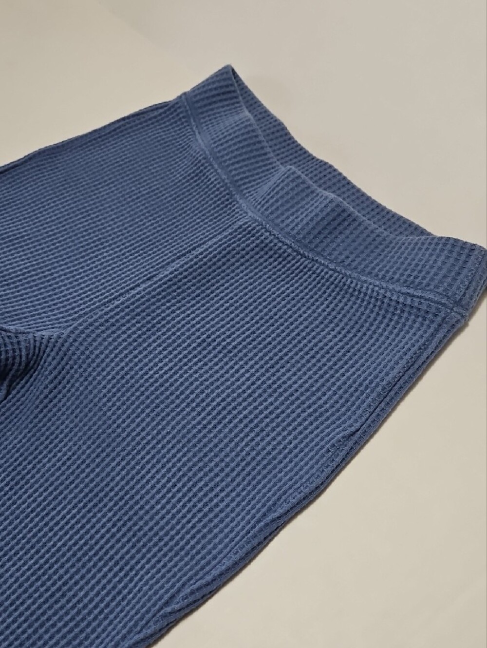 Aerie Flared Waffle Knit Pants - Lavender Blue Size S Regular - Picture 7 of 11